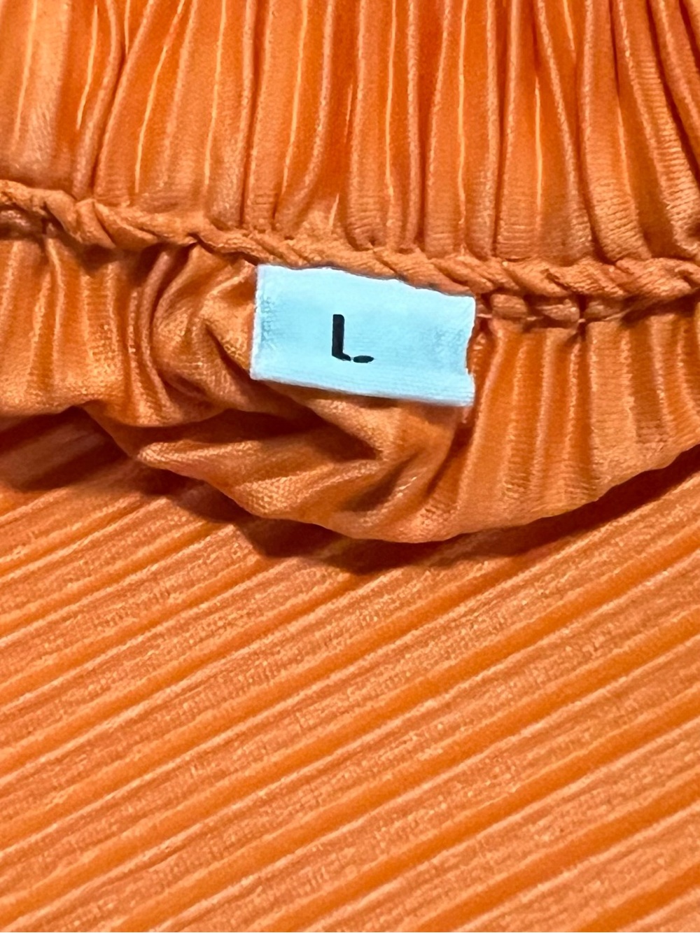 Fashion Nova Orange Two Piece Plisse Pants Set - Picture 4 of 12